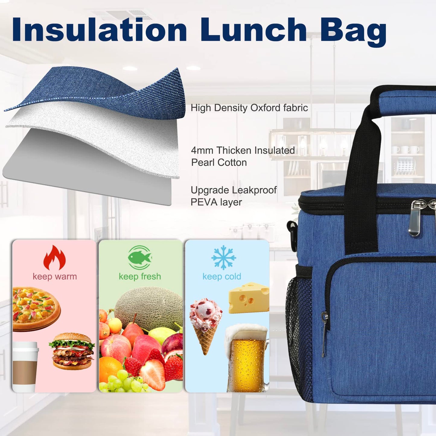 Insulated Lunch Bag Cooler Bag